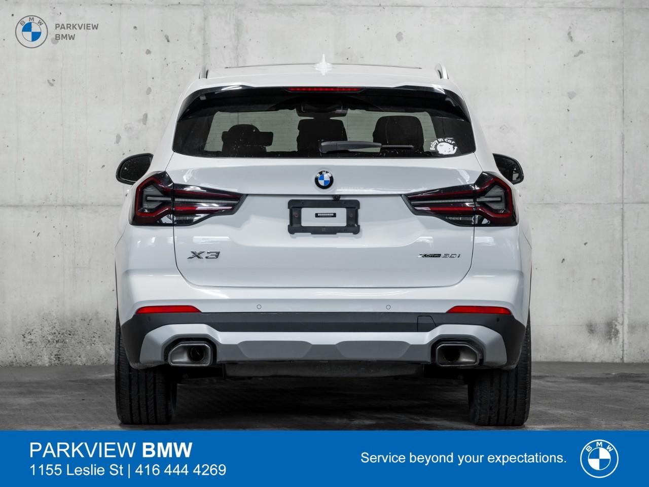 used 2022 BMW X3 car, priced at $41,676