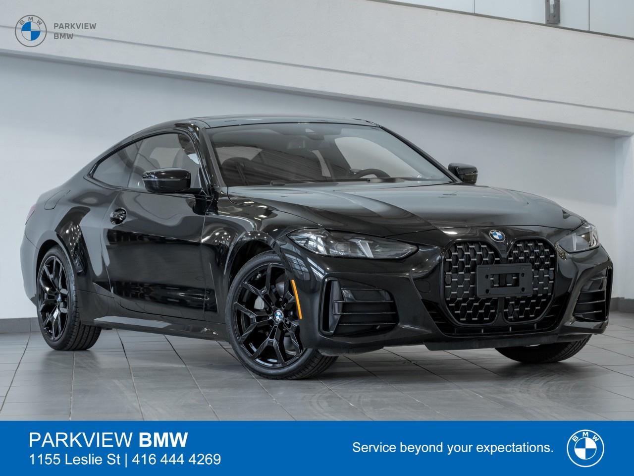 Black 2026 BMW 4 Series 430i Coupe xDrive Coupe All-Wheel Drive 8-Speed Automatic