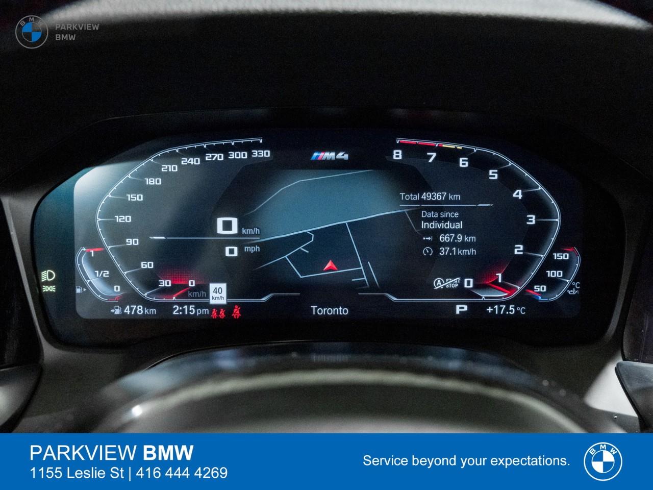 used 2023 BMW M4 car, priced at $89,992