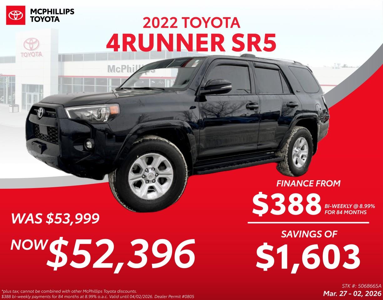 2022 Toyota 4Runner SR5 Premium 4WD
