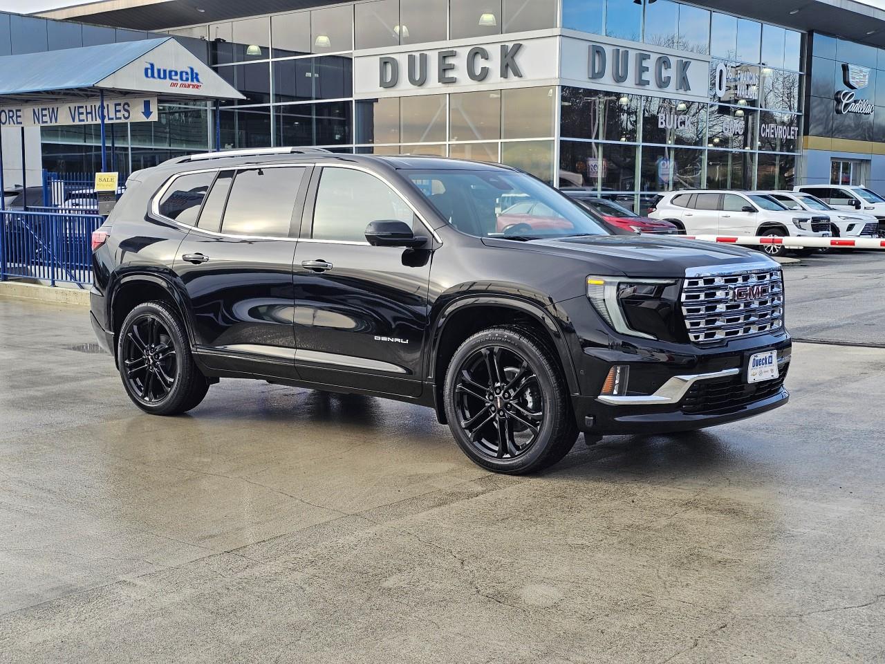 Black 2026 GMC Acadia SUV / Crossover Four-Wheel Drive 8-Speed Automatic