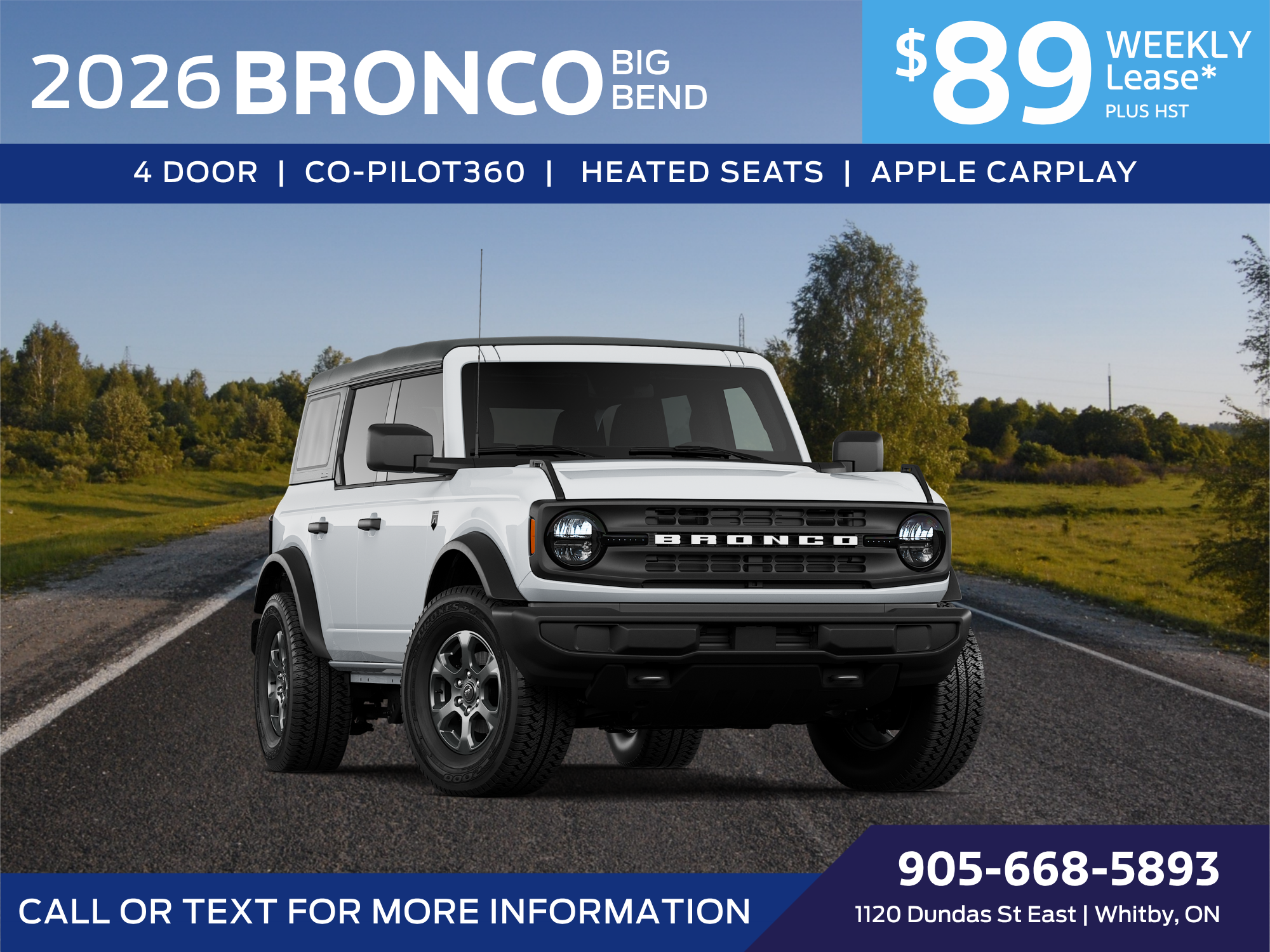 2026 Ford Bronco Big Bend 4-Door 4WD