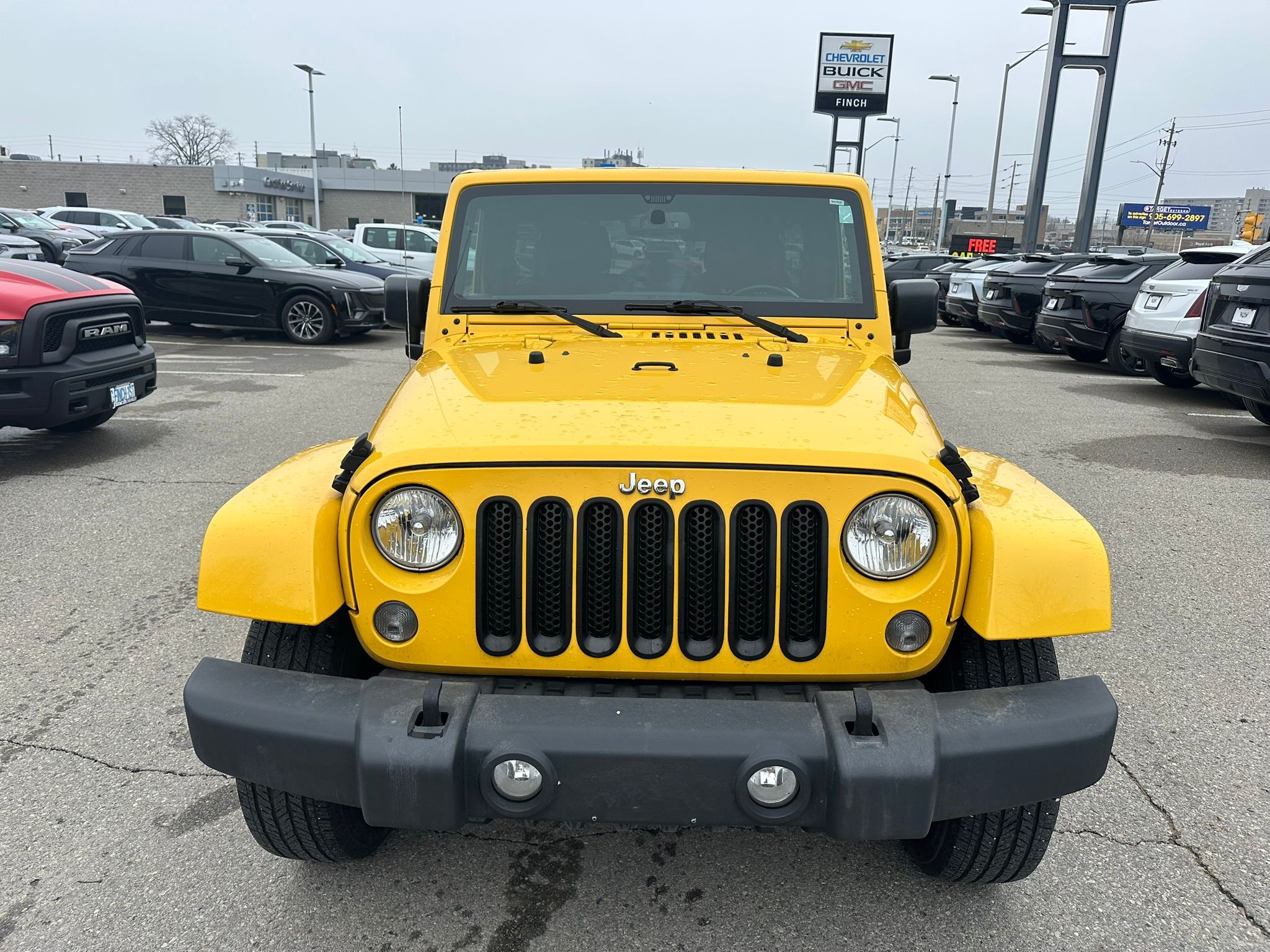 used 2015 Jeep Wrangler Unlimited car, priced at $17,500