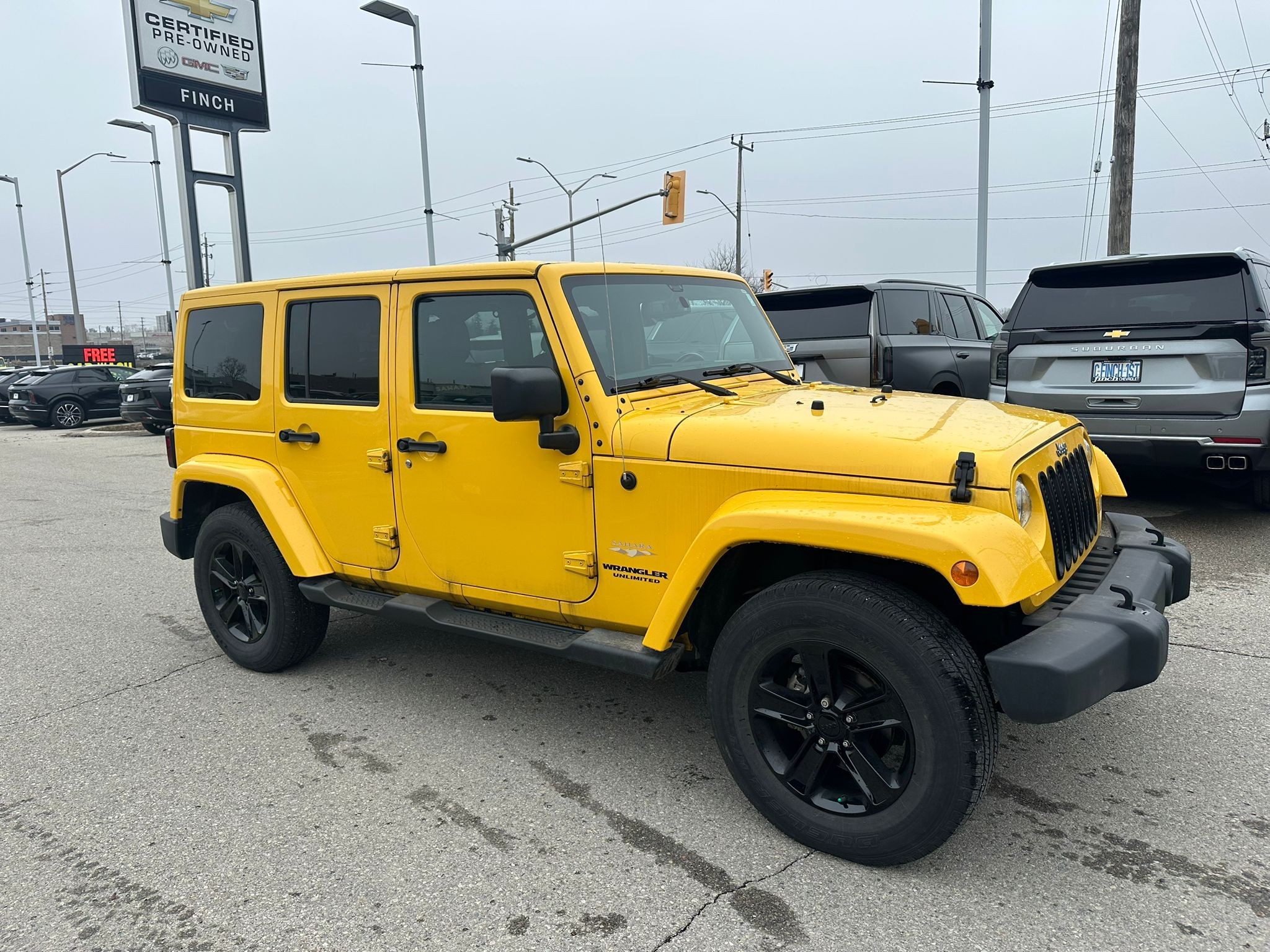 used 2015 Jeep Wrangler Unlimited car, priced at $17,500