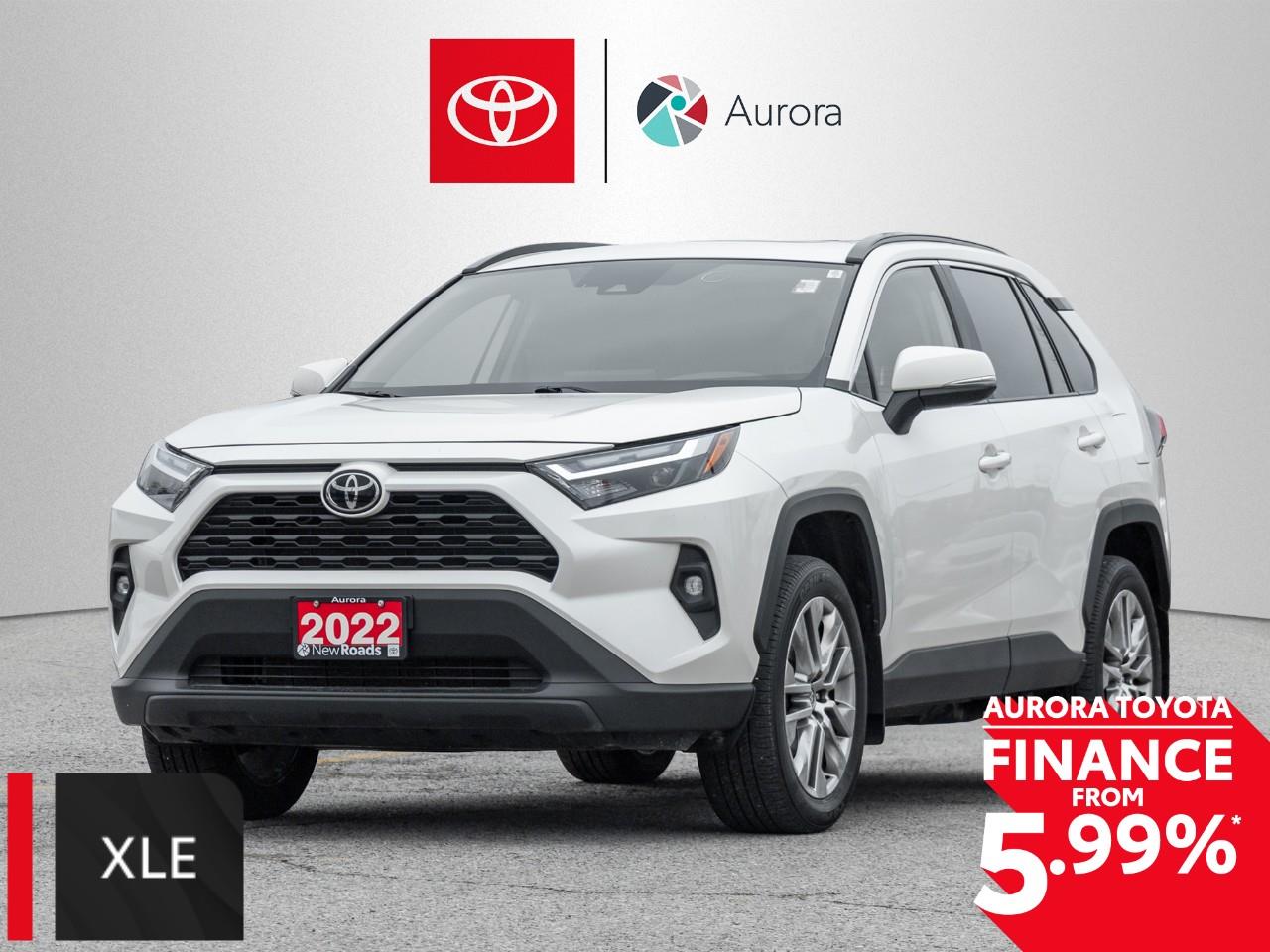White 2022 Toyota RAV4 XLE Premium AWD SUV / Crossover All-Wheel Drive 8-Speed Automatic