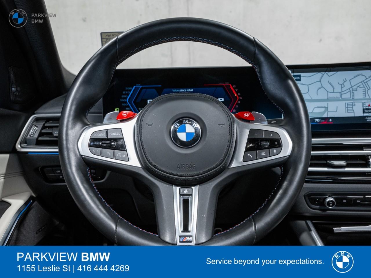 used 2024 BMW M3 car, priced at $114,889
