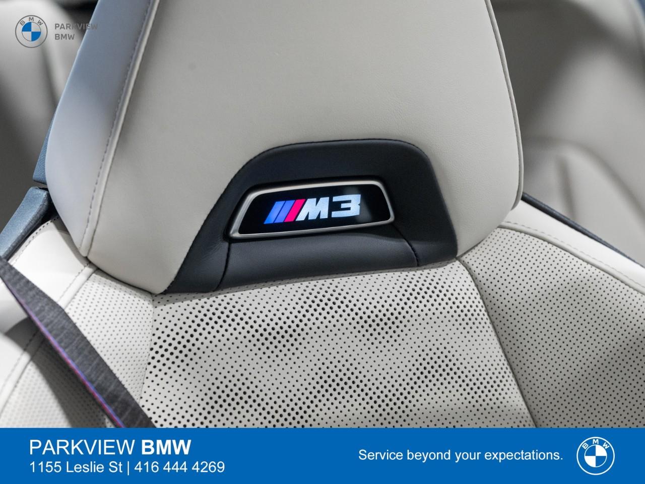 used 2024 BMW M3 car, priced at $114,889