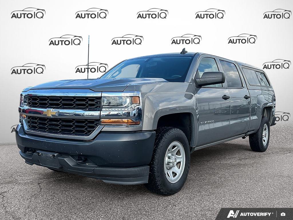 Brown 2017 Chevrolet Silverado 1500 LS Crew Cab 4WD Pickup Truck Four-Wheel Drive 6-Speed Automatic