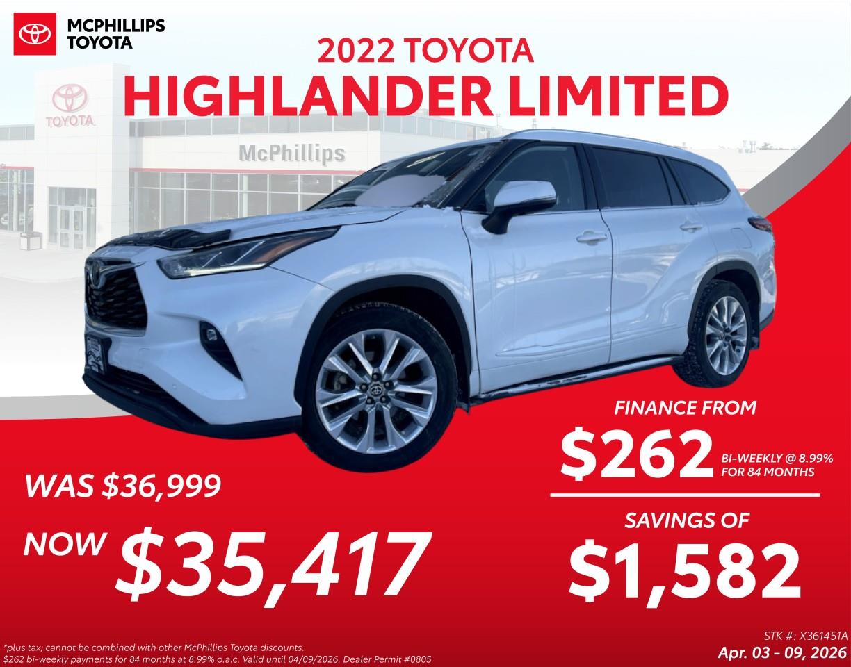 Toyota Highlander Limited AWD