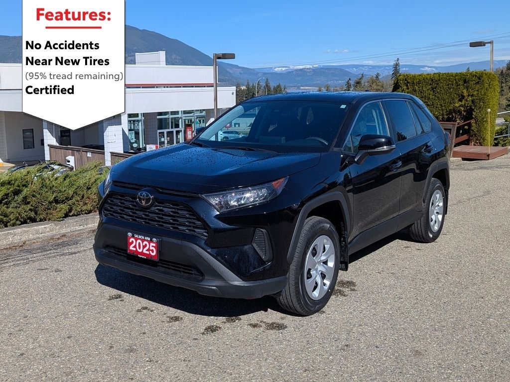 Black 2025 Toyota RAV4 SUV / Crossover All-Wheel Drive 8-Speed Automatic