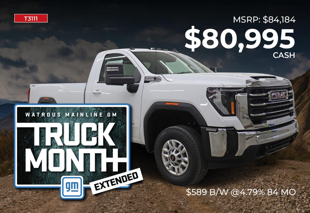 2026 GMC Sierra 2500HD SLE Regular Cab LB 4WD