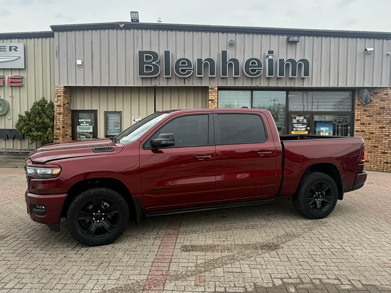 Delmonico Red Pearlcoat 2025 RAM 1500 Pickup Truck 8-Speed Automatic