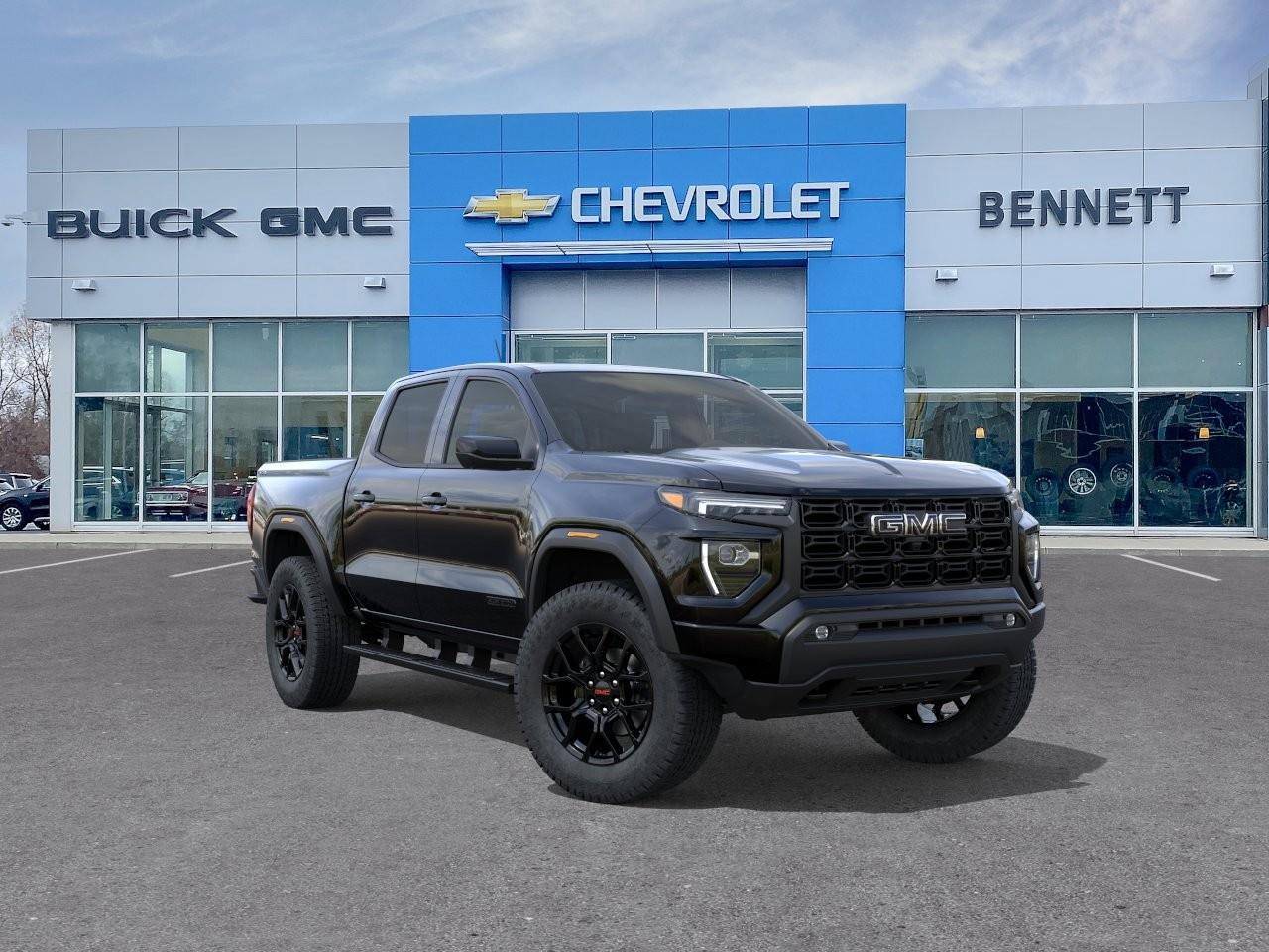 Black 2026 GMC Canyon Pickup Truck Four-Wheel Drive 8-Speed Automatic