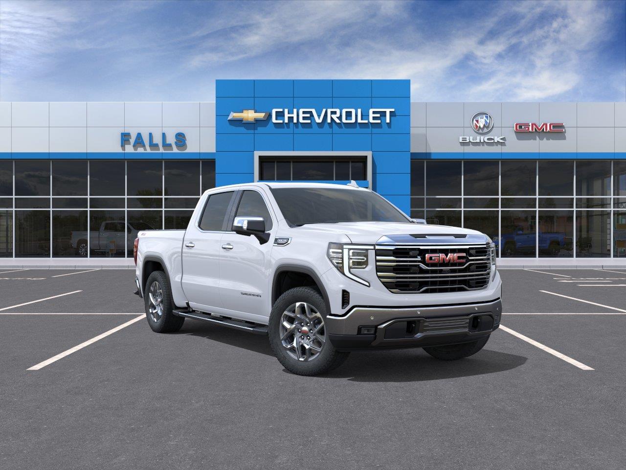 White 2026 GMC Sierra 1500 Pickup Truck Four-Wheel Drive Automatic