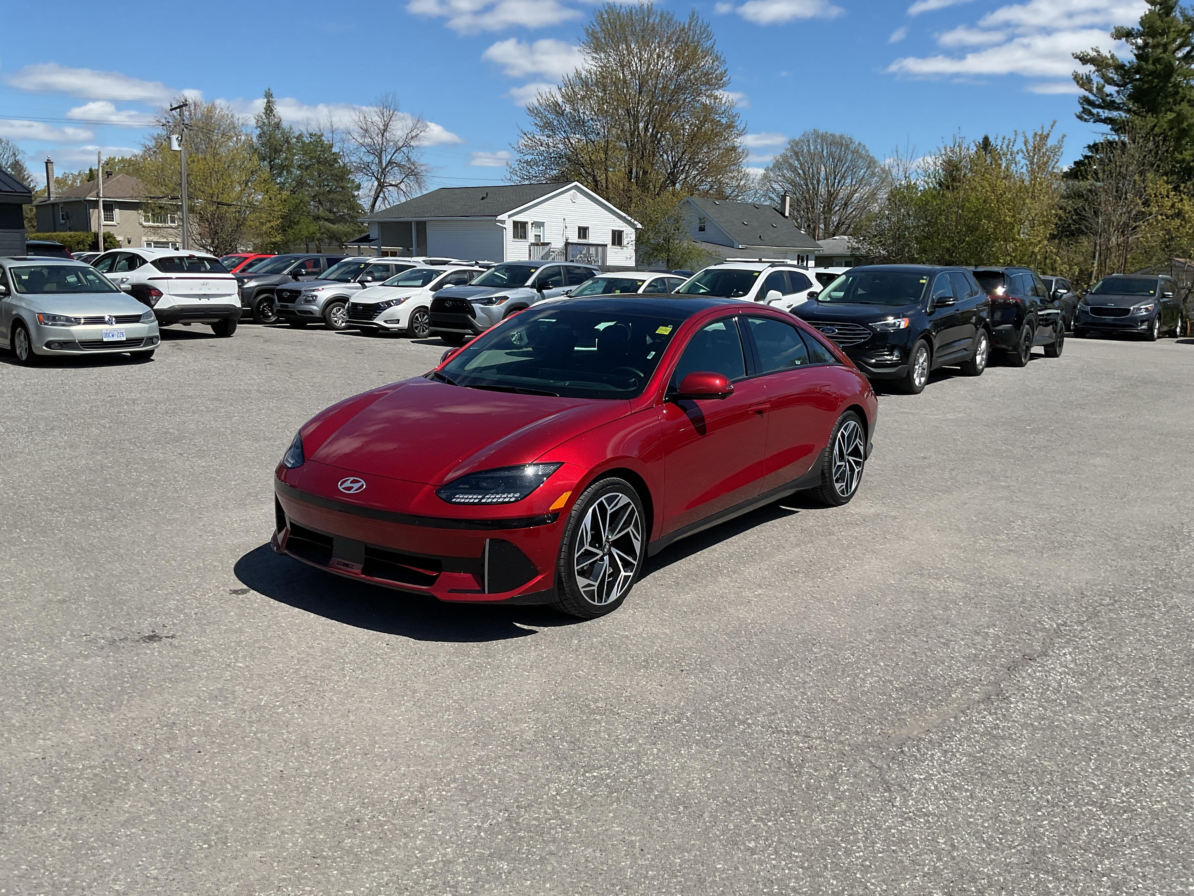 Red 2025 Hyundai Ioniq 6 Sedan Automatic