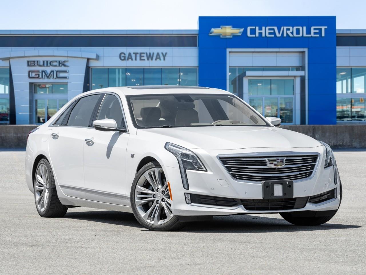White 2017 Cadillac CT6 Sedan All-Wheel Drive 8-Speed Automatic