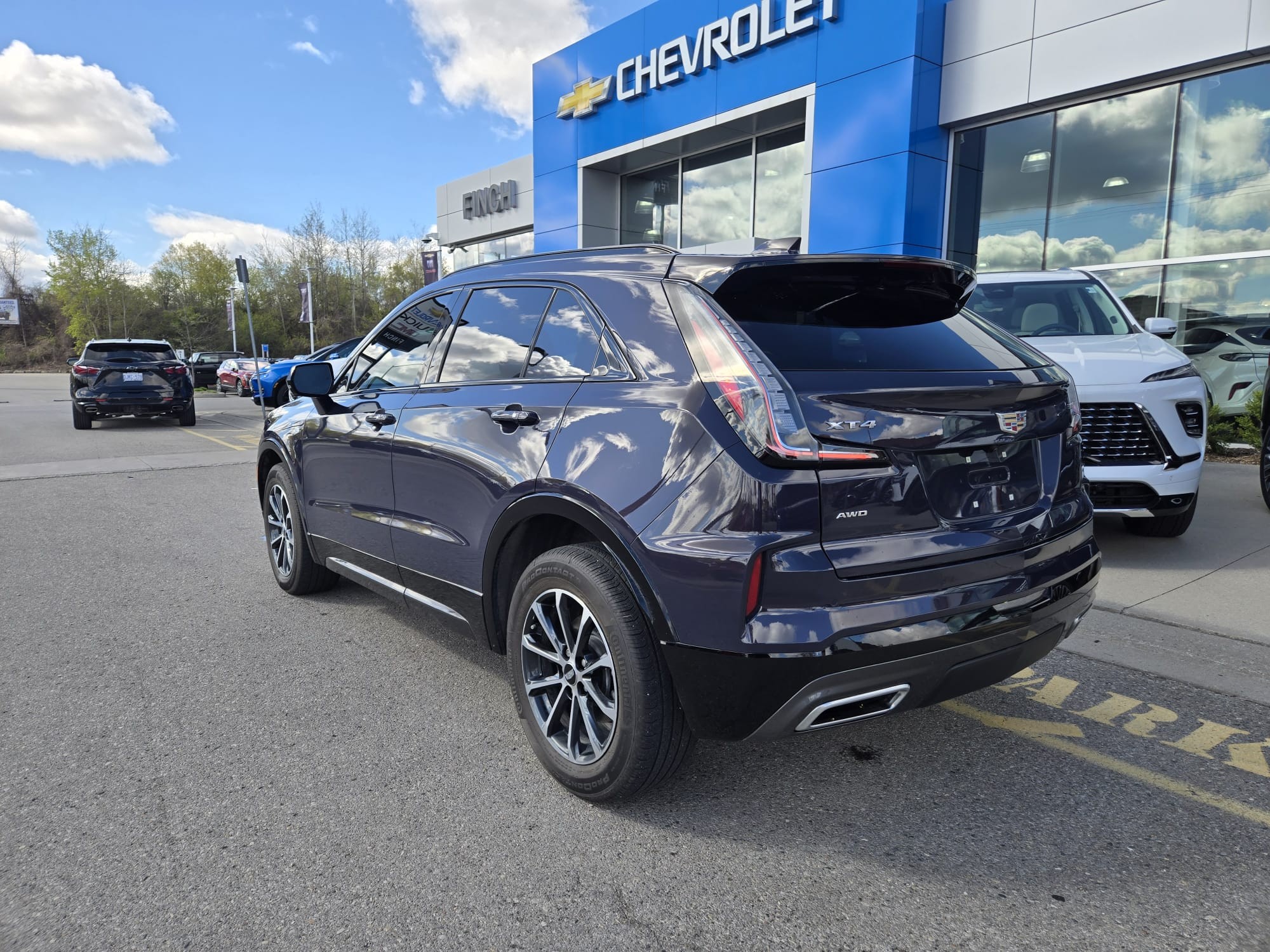 used 2025 Cadillac XT4 car, priced at $49,395