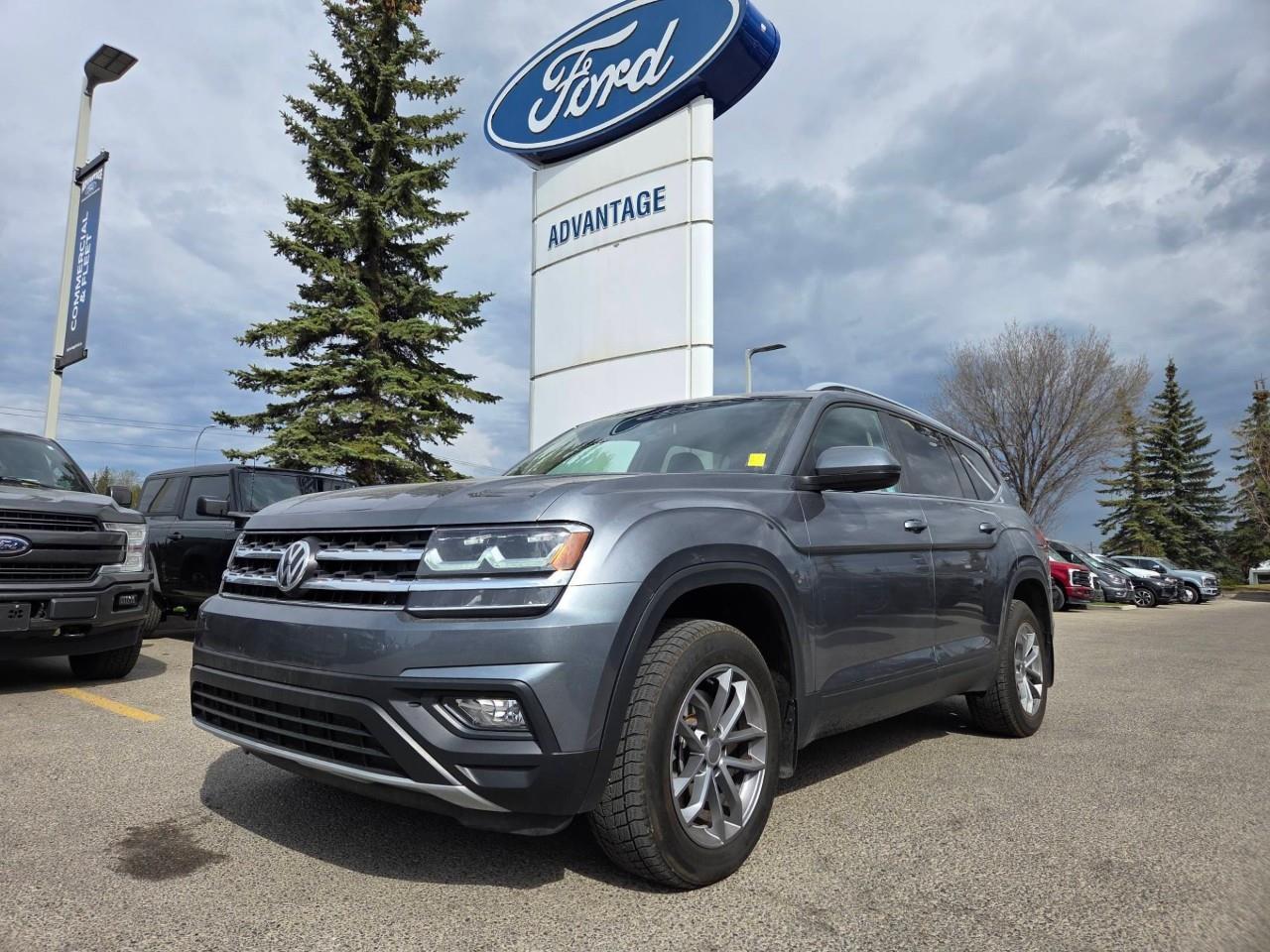 Gray 2019 Volkswagen Atlas 3.6 FSI Comfortline 4Motion SUV / Crossover 8-Speed Automatic