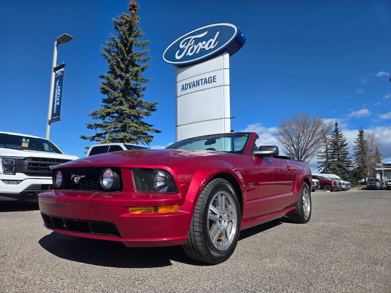 Red 2006 Ford Mustang GT Convertible RWD Convertible 5-Speed Manual