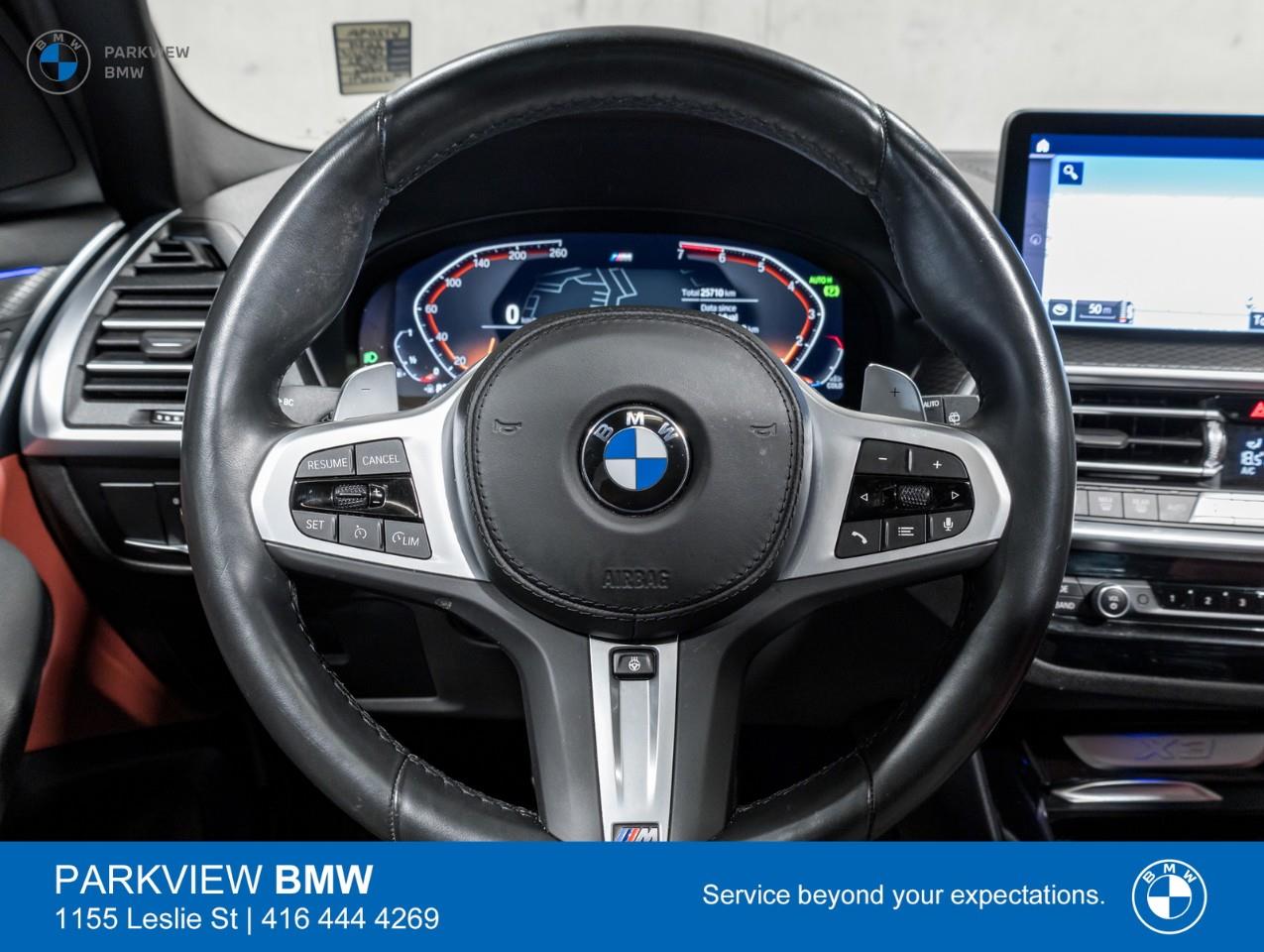 used 2024 BMW X3 car, priced at $54,998