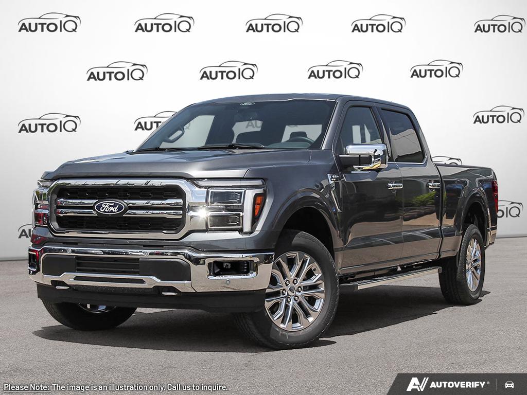 Gray 2026 Ford F-150 Lariat SuperCrew 4WD Pickup Truck Four-Wheel Drive Automatic