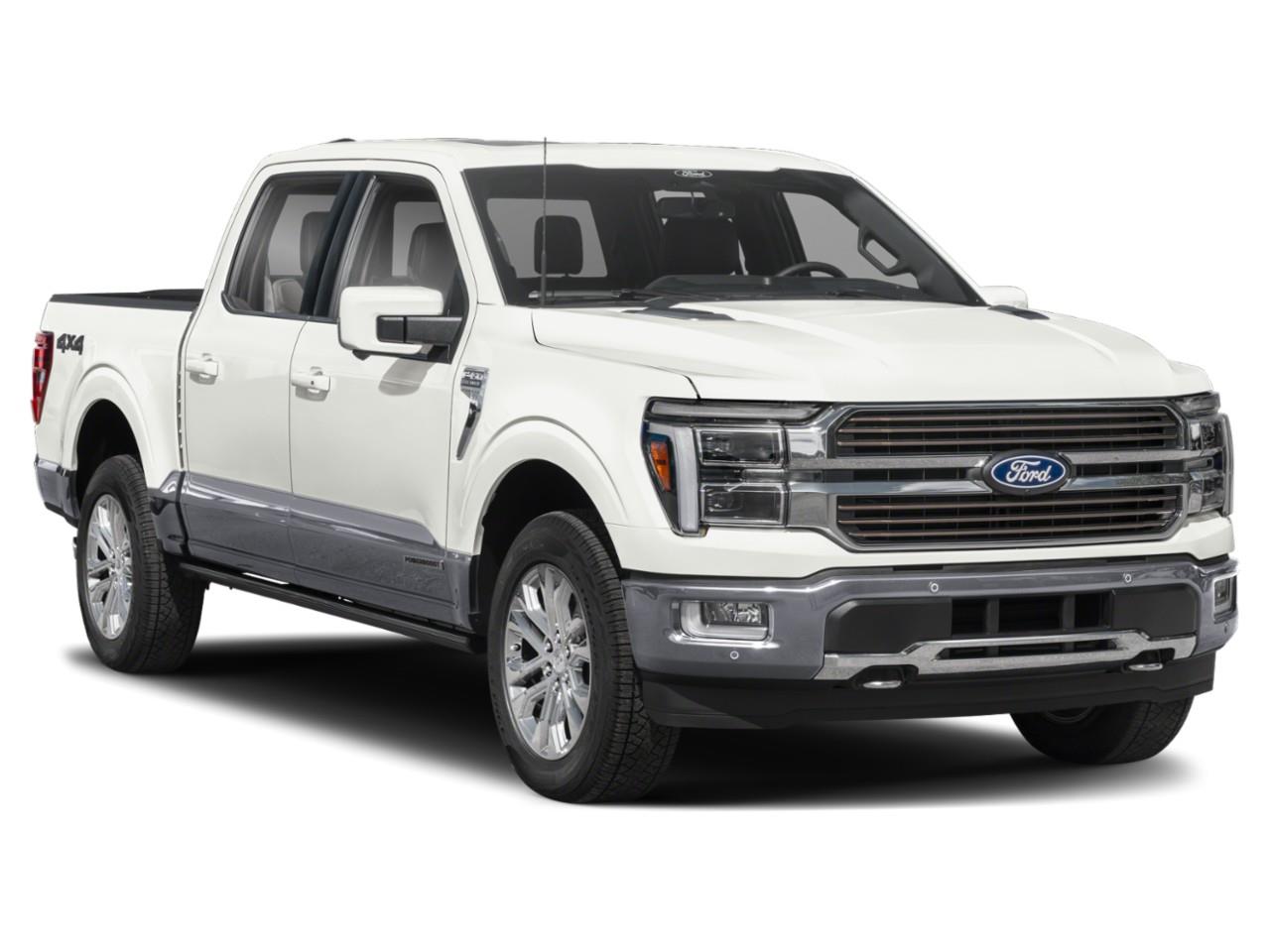 White 2025 Ford F-150 Pickup Truck Four-Wheel Drive Automatic