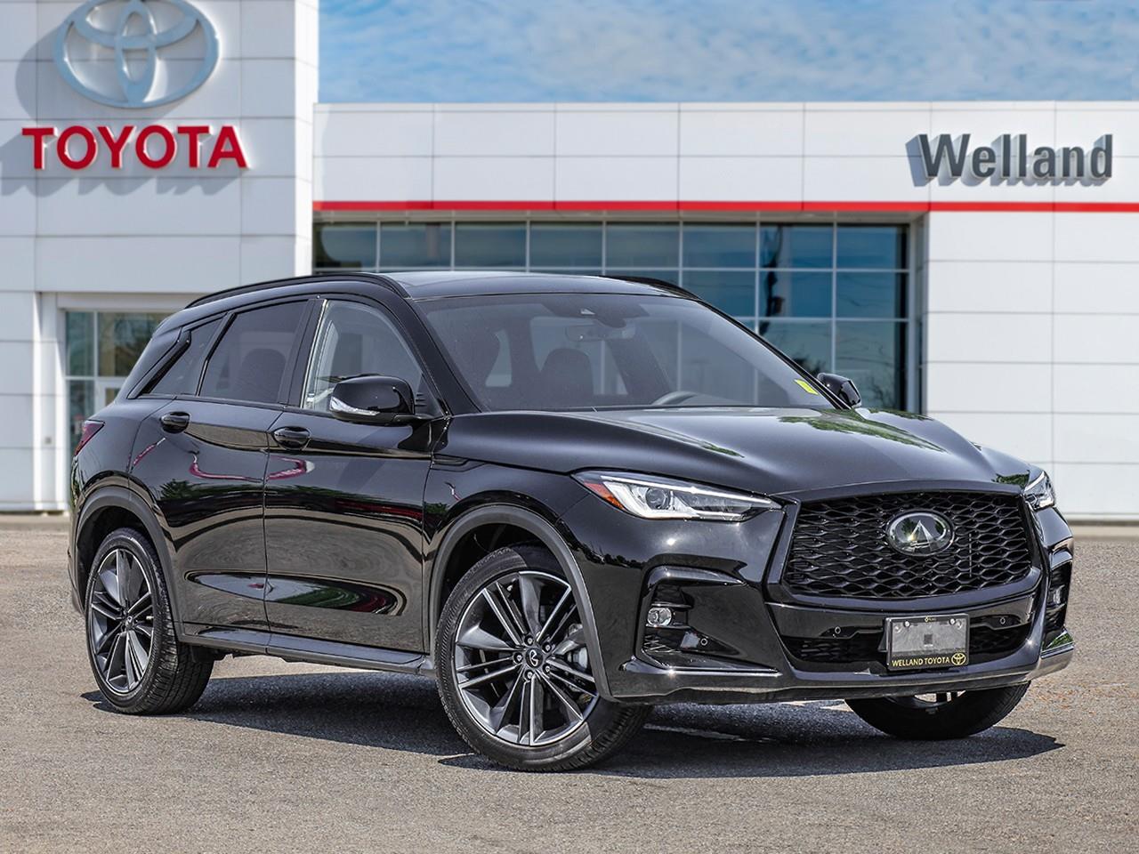 Black 2025 INFINITI QX50 SUV / Crossover All-Wheel Drive Continuously Variable Transmission