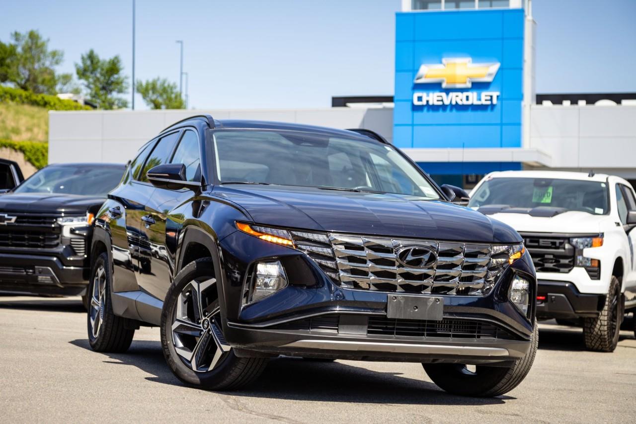 Blue 2022 Hyundai Tucson Hybrid Luxury AWD SUV / Crossover 6-Speed Automatic