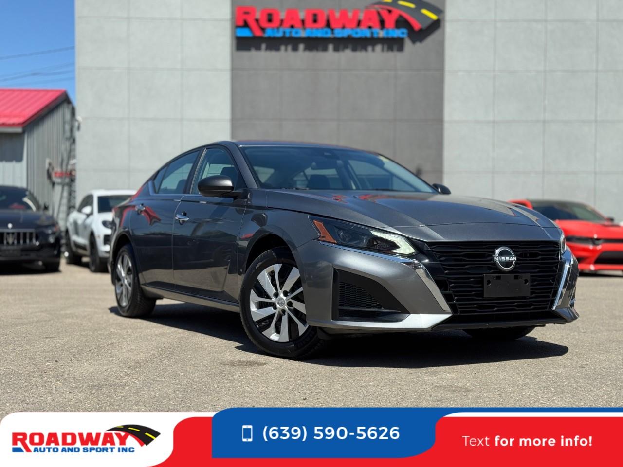 Gray 2025 Nissan Altima 2.5 S AWD Sedan Continuously Variable Transmission