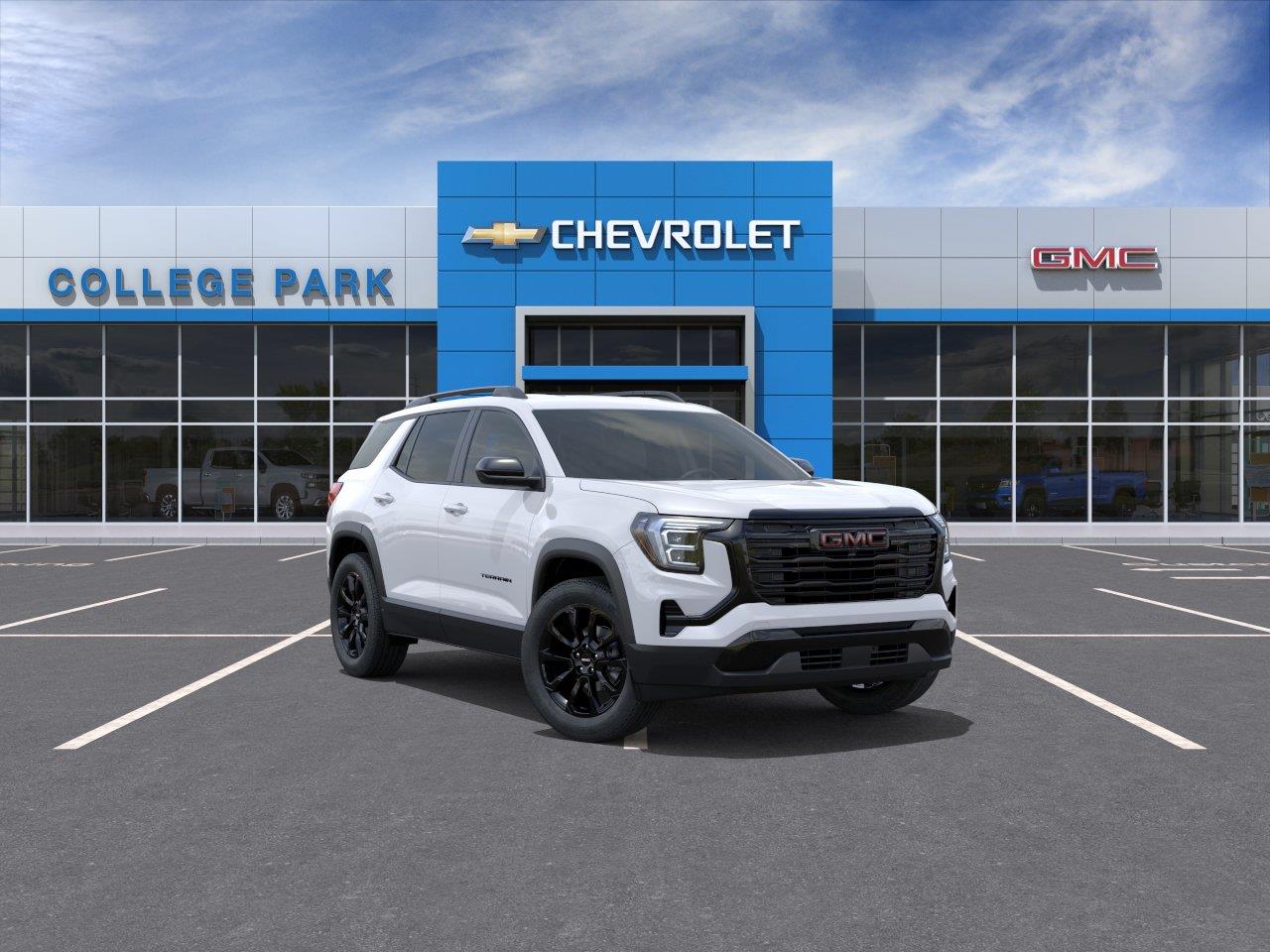 White 2026 GMC Terrain Elevation FWD SUV / Crossover Front-Wheel Drive Continuously Variable Transmission