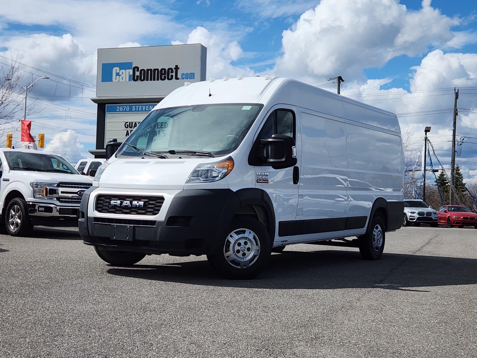  2019 RAM ProMaster 3500 159 High Roof Extended Cargo Van FWD   