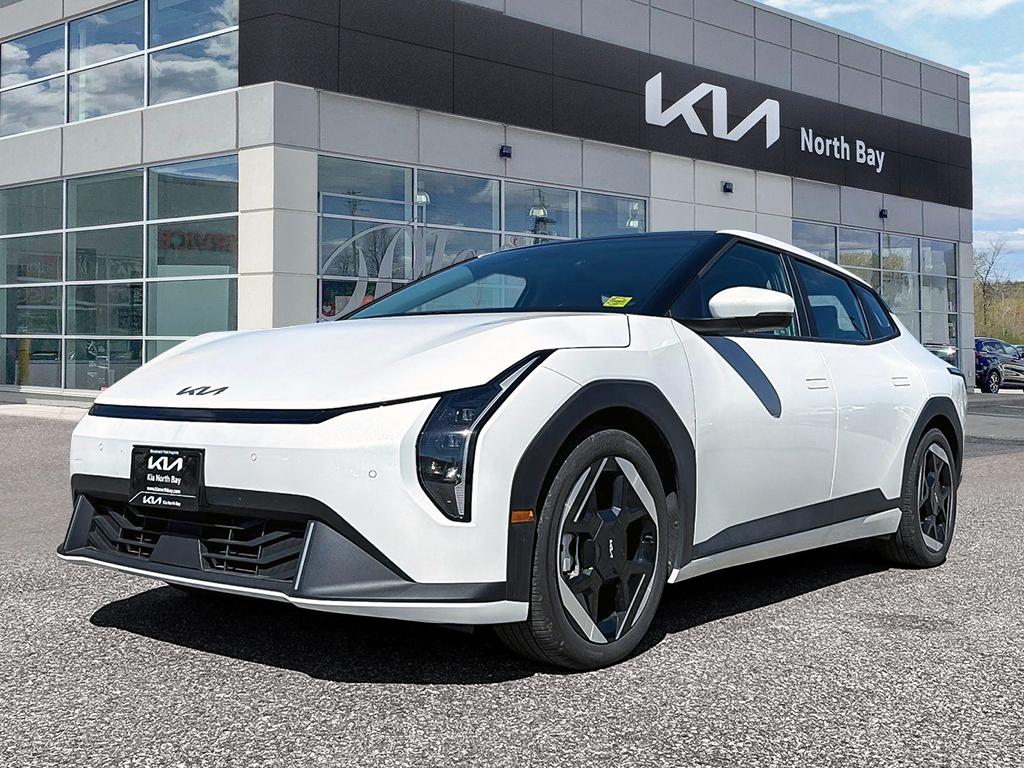 White 2026 Kia EV4 Sedan 1-Speed Automatic