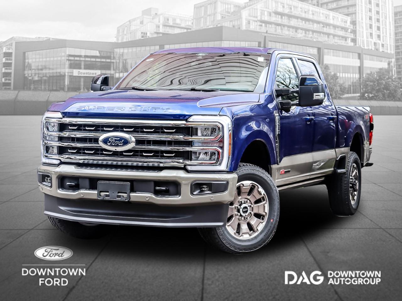 Blue 2026 Ford F-250 Super Duty King Ranch Crew Cab 4WD Pickup Truck Four-Wheel Drive Automatic