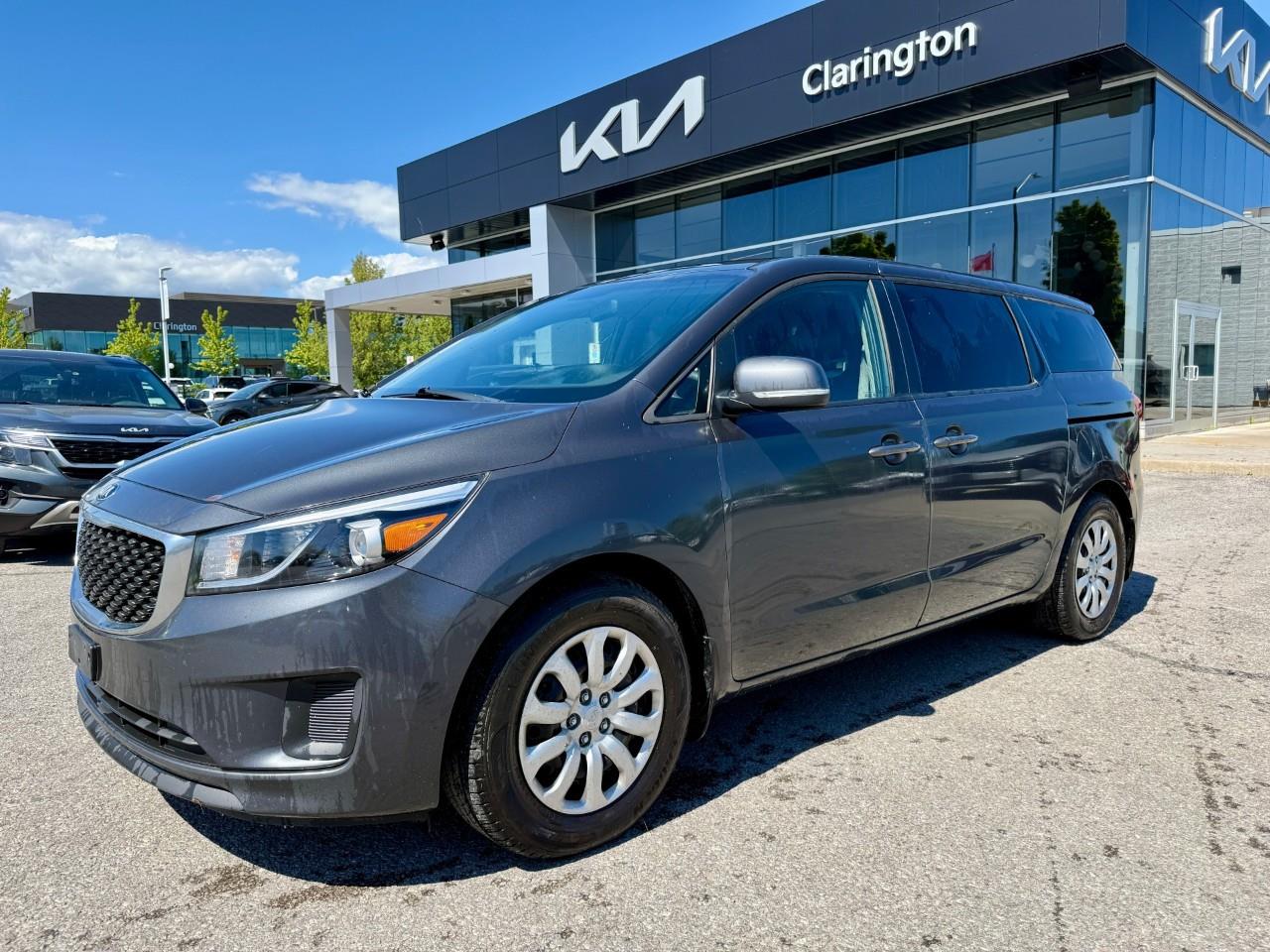 Gray 2017 Kia Sedona L Minivan Front-Wheel Drive 6-Speed Automatic