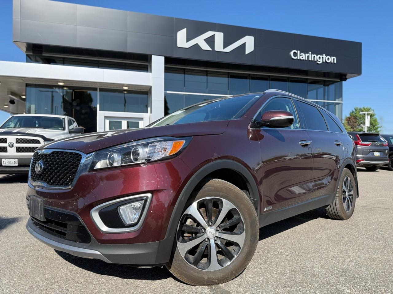 Red (Maroon) 2016 Kia Sorento EX V6 AWD SUV / Crossover All-Wheel Drive 6-Speed Automatic