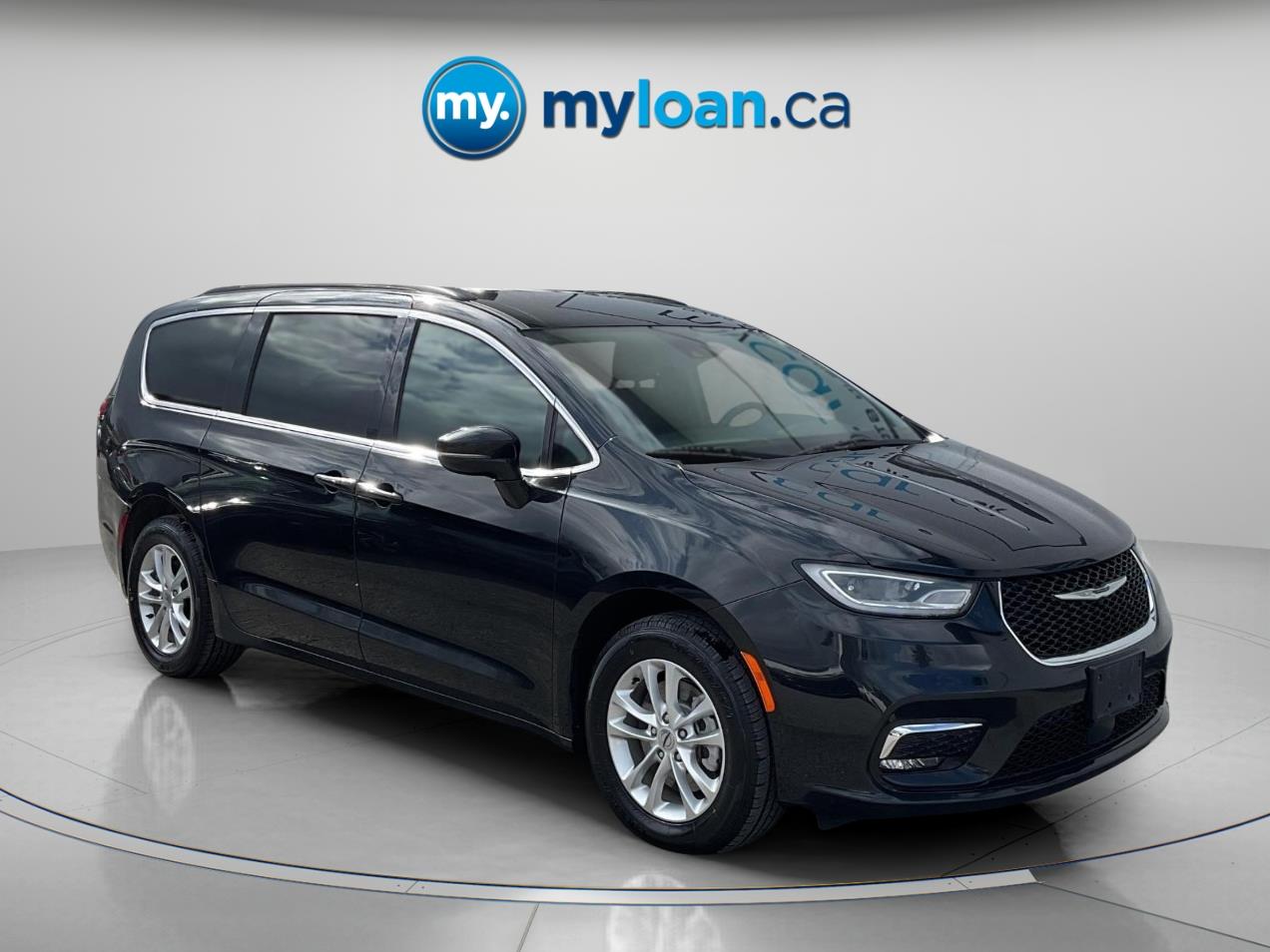 Black 2022 Chrysler Pacifica Touring AWD Minivan All-Wheel Drive 9-Speed Automatic