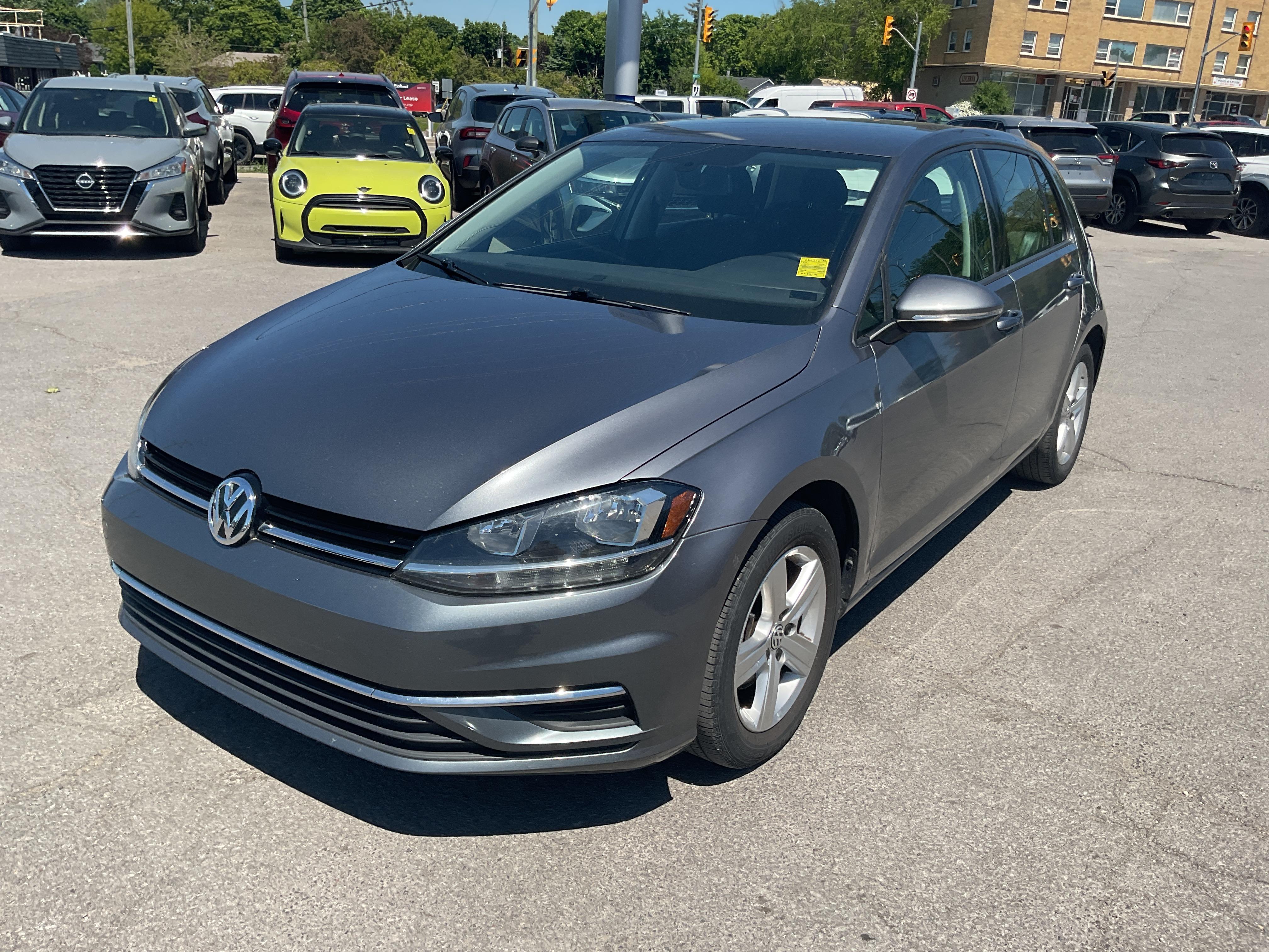 Gray 2021 Volkswagen Golf Hatchback 8-Speed Automatic