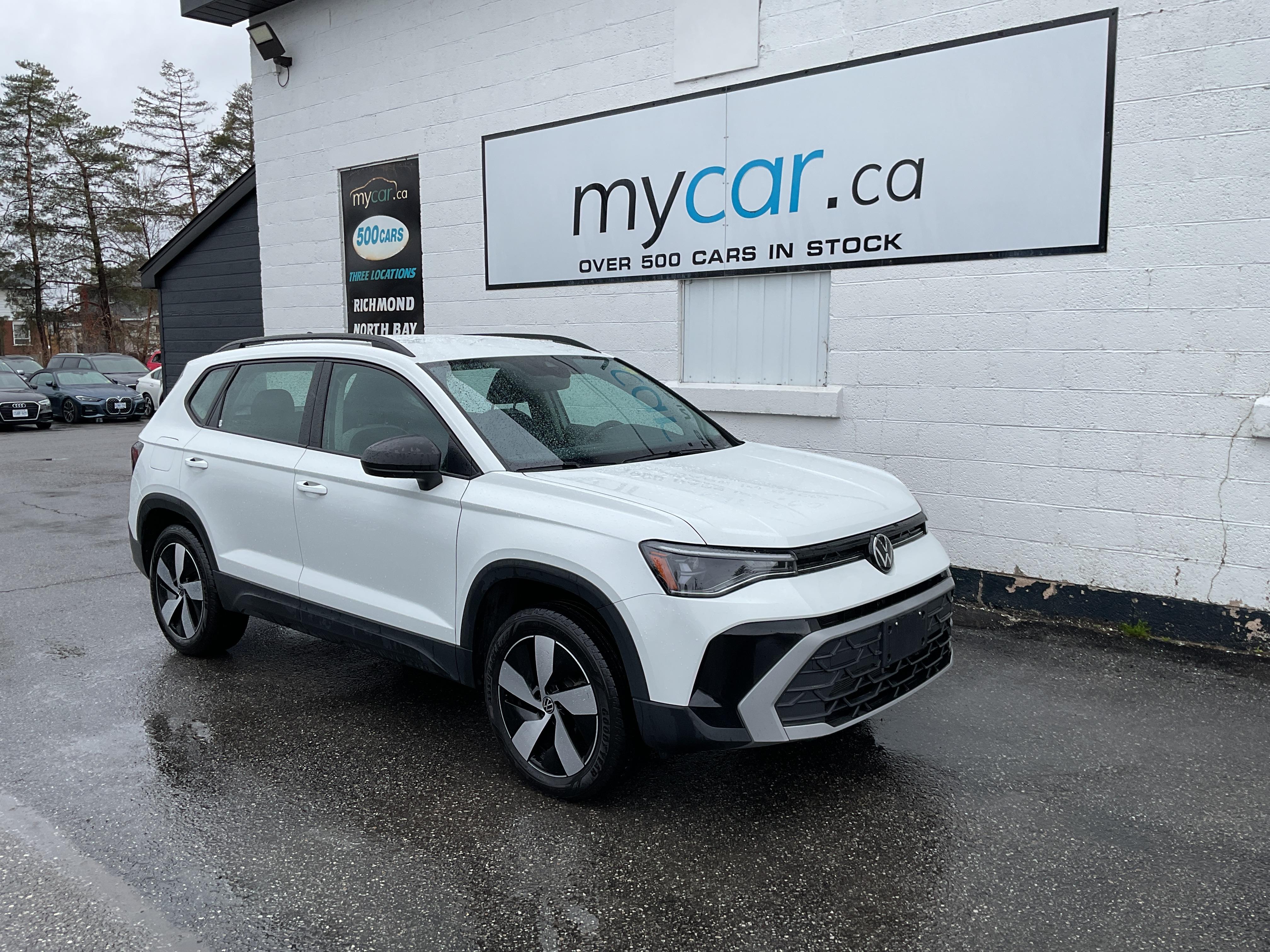 White 2025 Volkswagen Taos SUV / Crossover 8-Speed Automatic