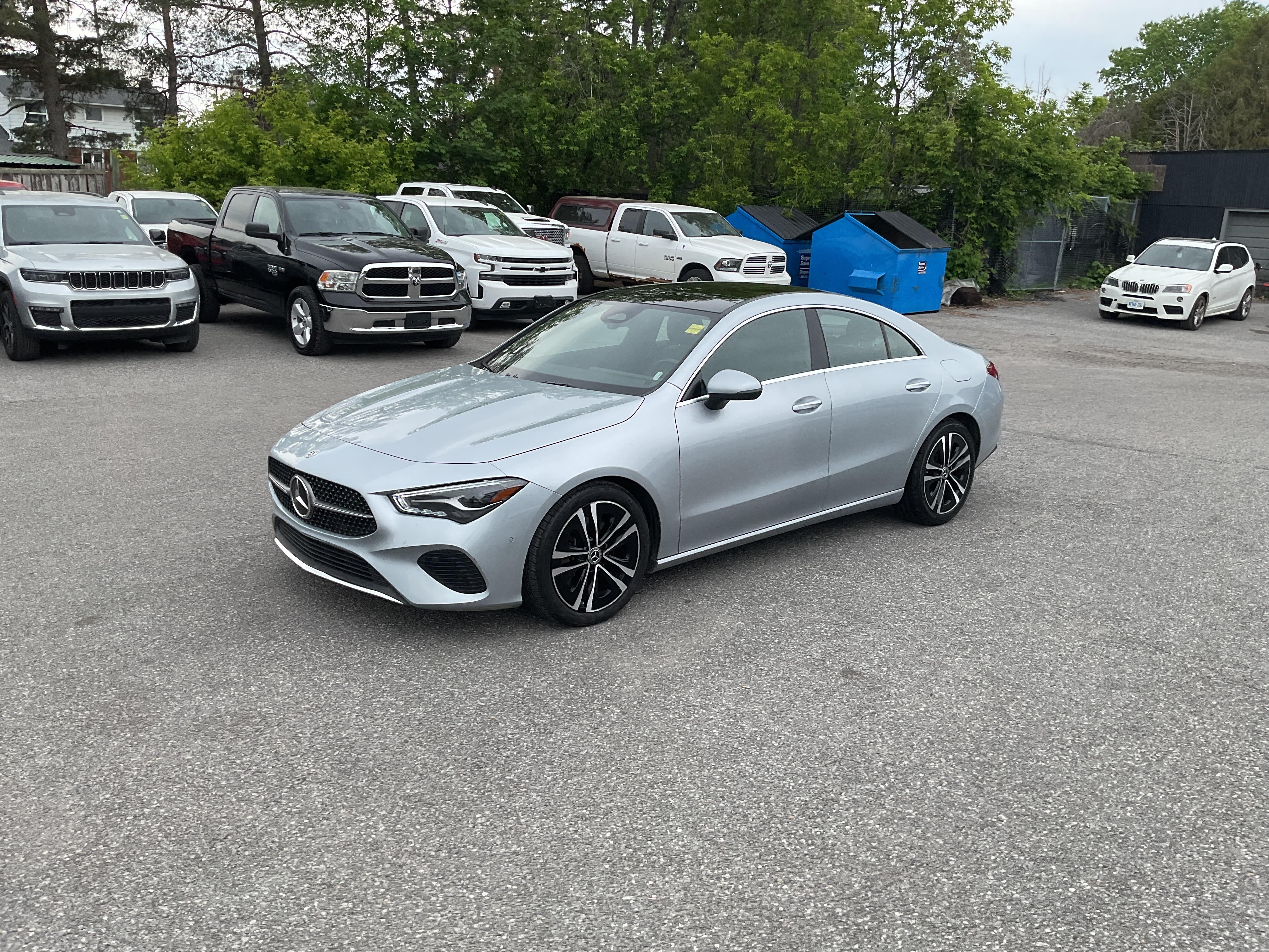 Gray 2025 Mercedes-Benz CLA Coupe All-Wheel Drive 8-Speed Automatic