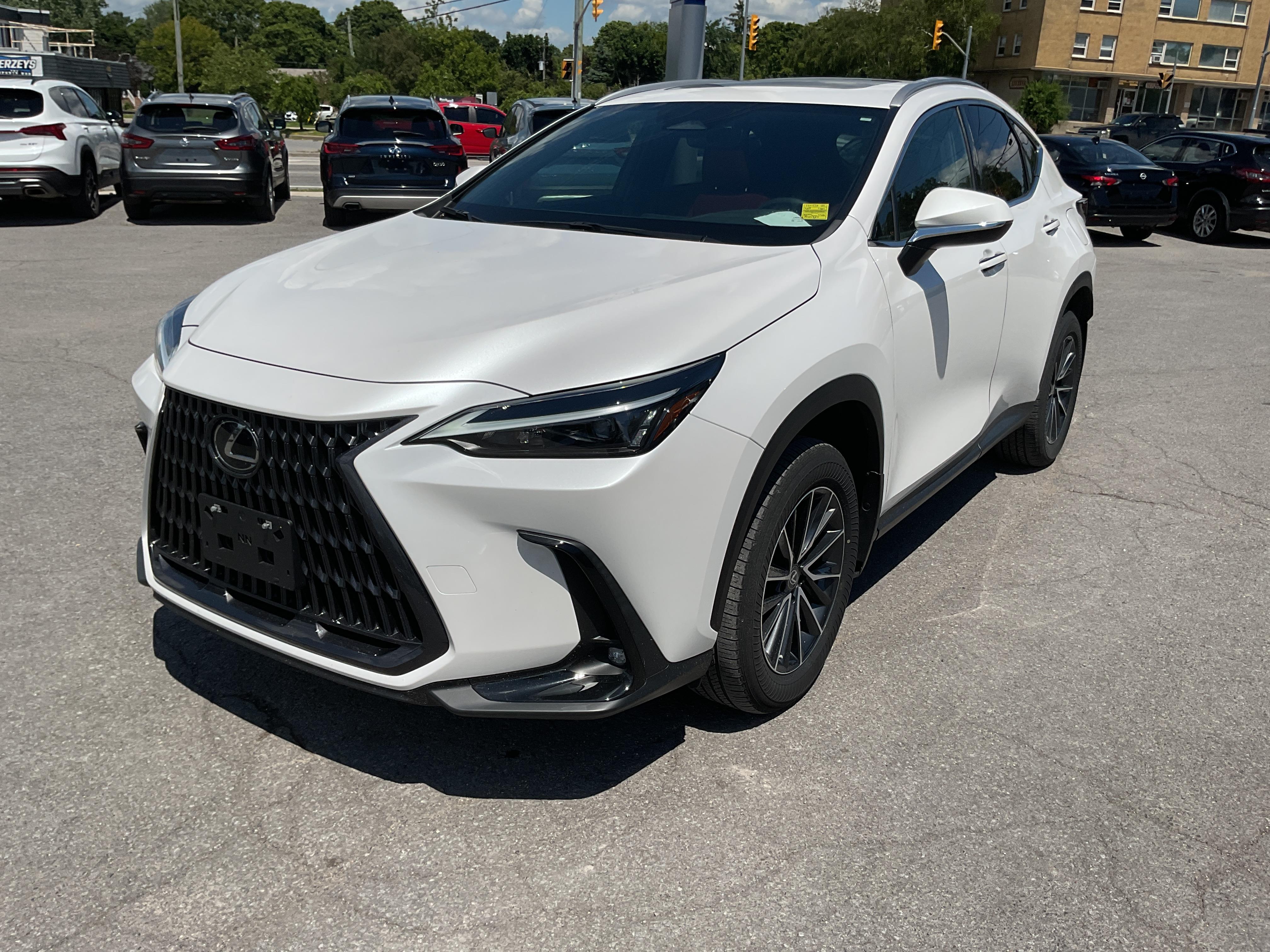 White 2023 Lexus NX Hybrid SUV / Crossover All-Wheel Drive Continuously Variable Transmission