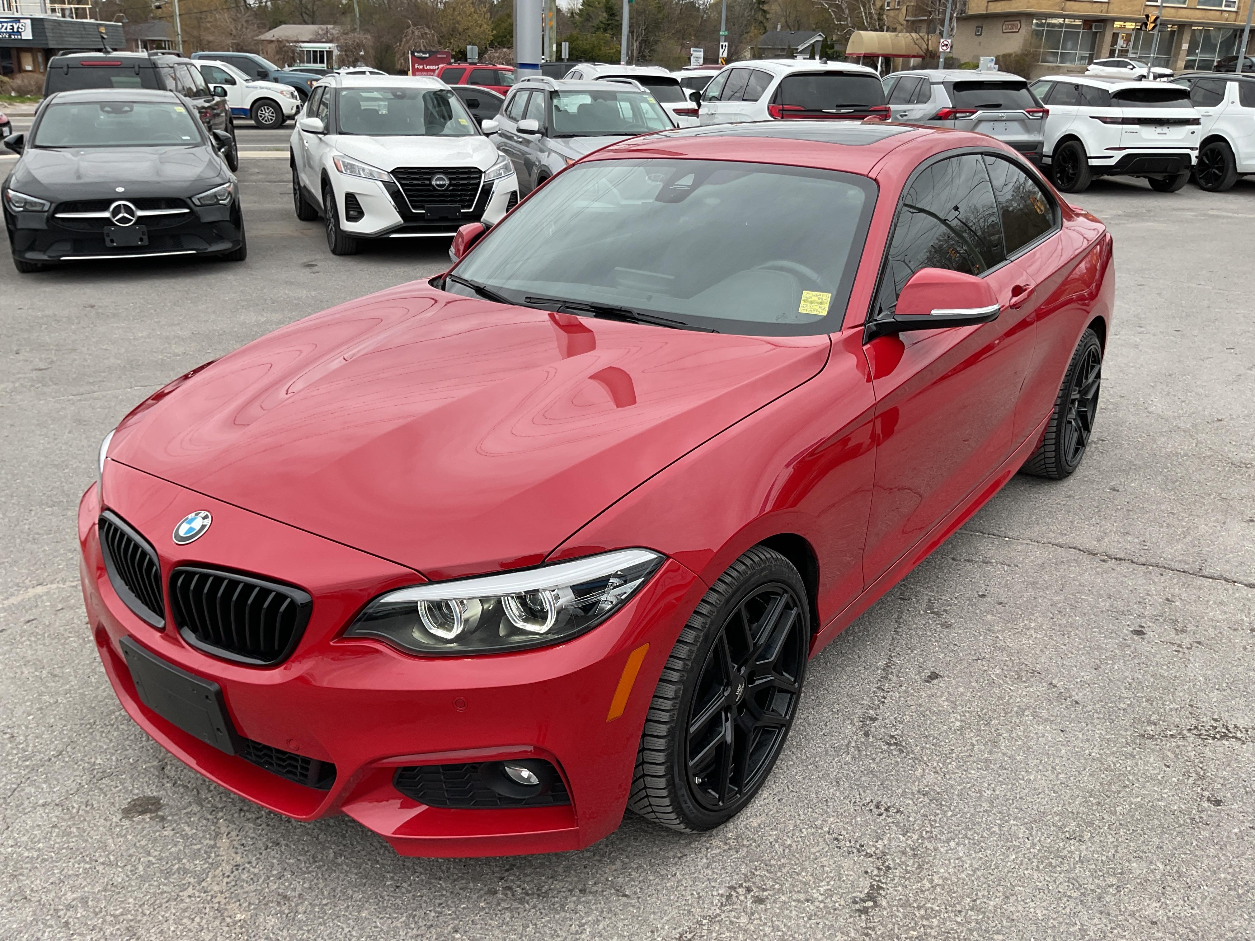 Red 2021 BMW 2 Series Coupe All-Wheel Drive 8-Speed Automatic