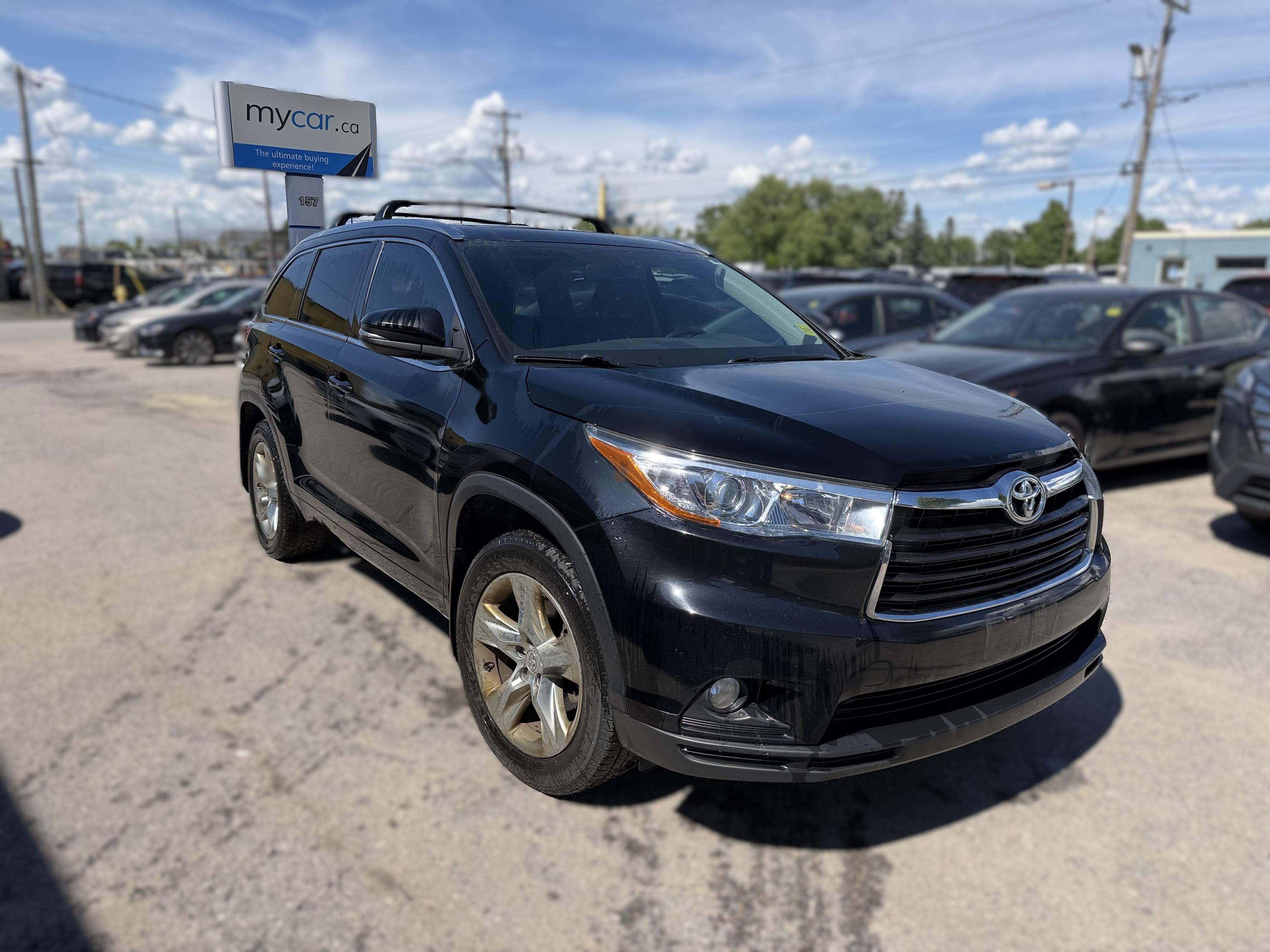 Black 2014 Toyota Highlander SUV / Crossover 6-Speed Automatic