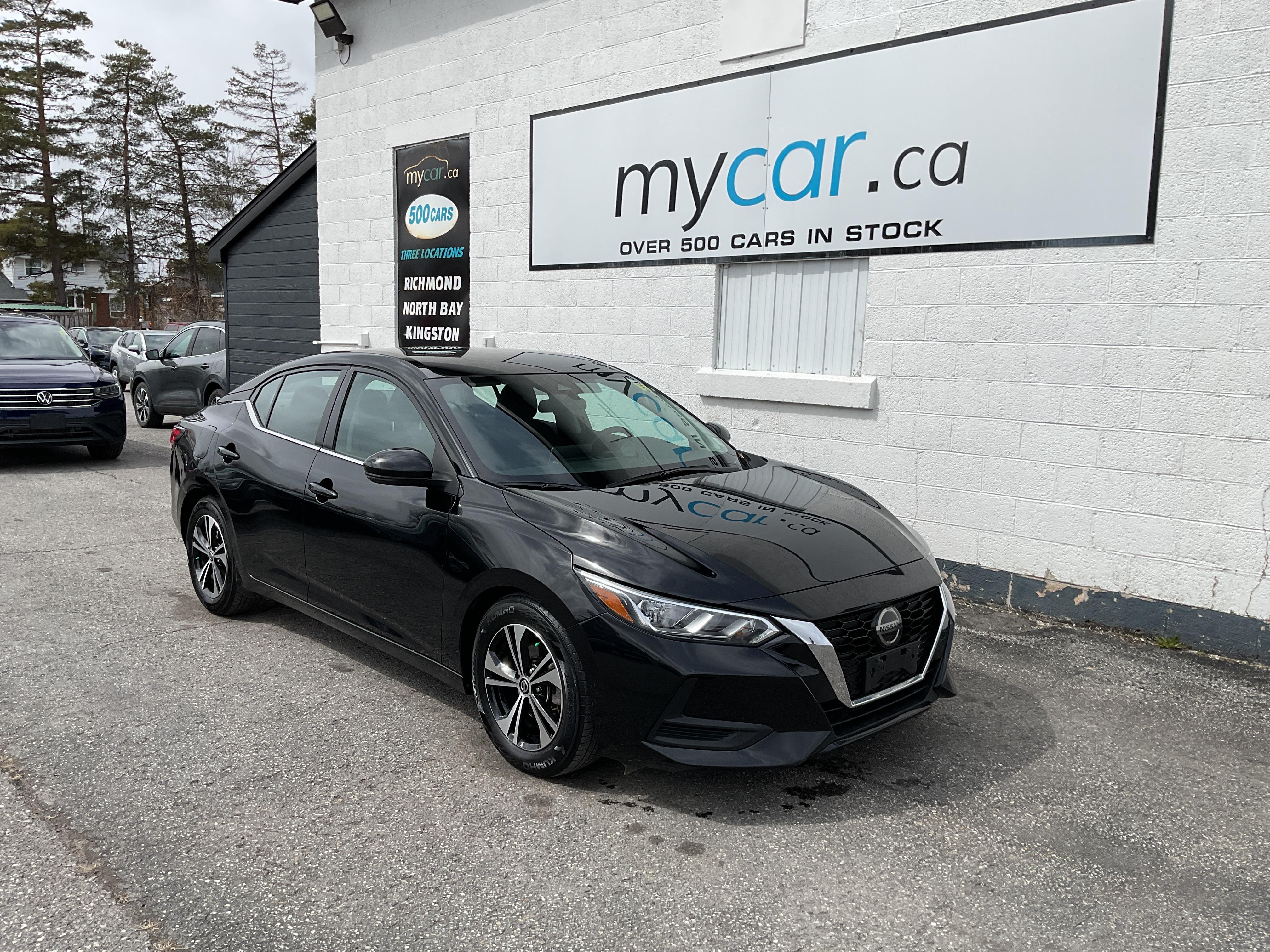 Black 2023 Nissan Sentra Sedan Front-Wheel Drive Continuously Variable Transmission