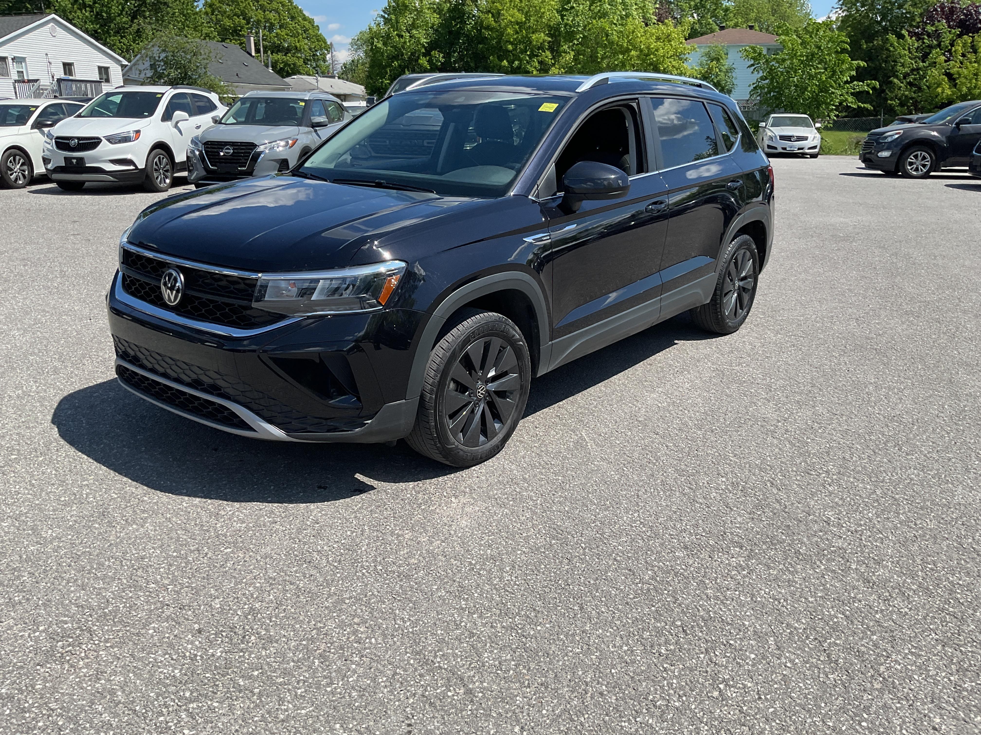 Black 2024 Volkswagen Taos Comfortline FWD SUV / Crossover 8-Speed Automatic