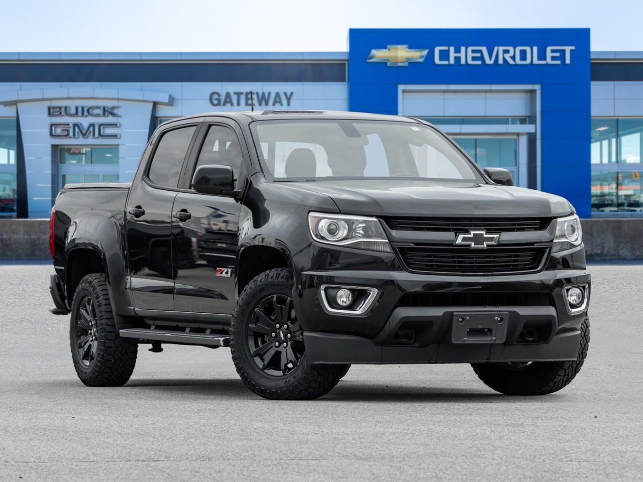 Black 2018 Chevrolet Colorado Pickup Truck Four-Wheel Drive 8-Speed Automatic