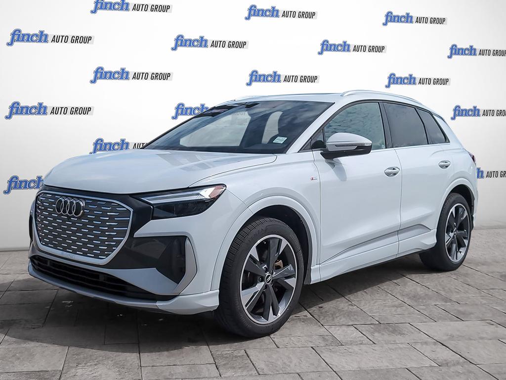 used 2022 Audi Q4 e-tron car, priced at $39,900