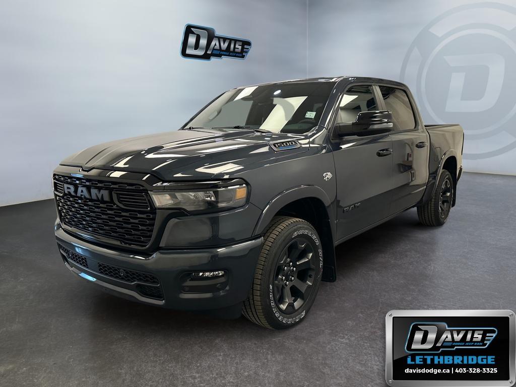 Blue 2026 RAM 1500 Pickup Truck Four-Wheel Drive 8-Speed Automatic
