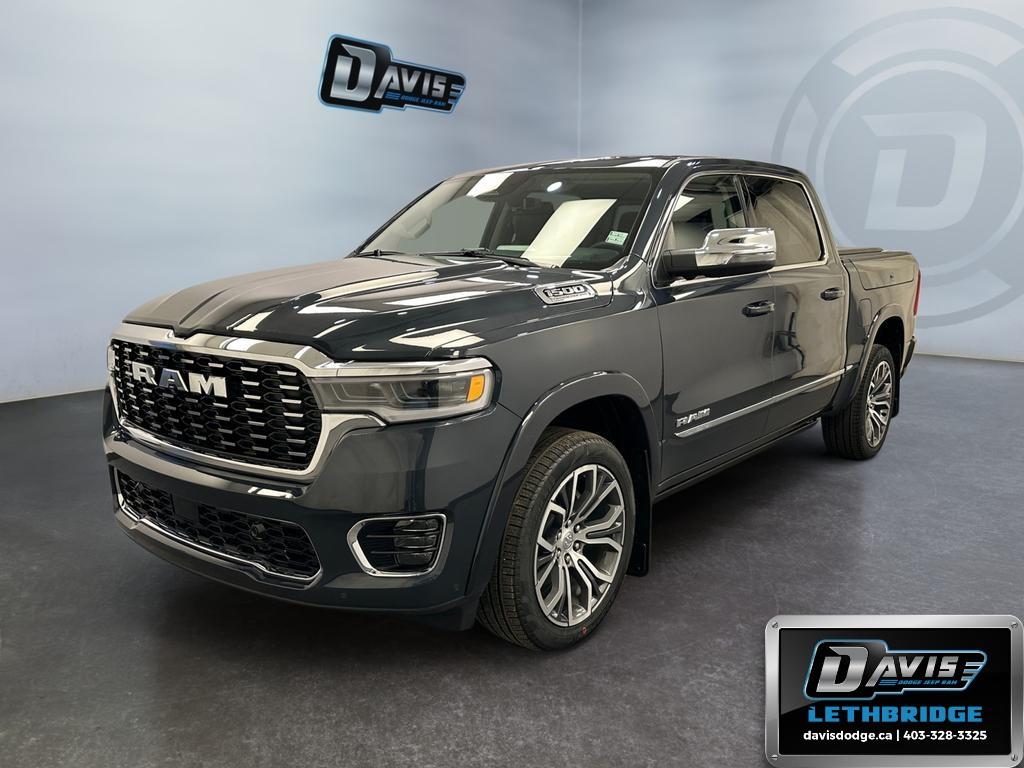 Blue 2026 RAM 1500 Pickup Truck Four-Wheel Drive 8-Speed Automatic