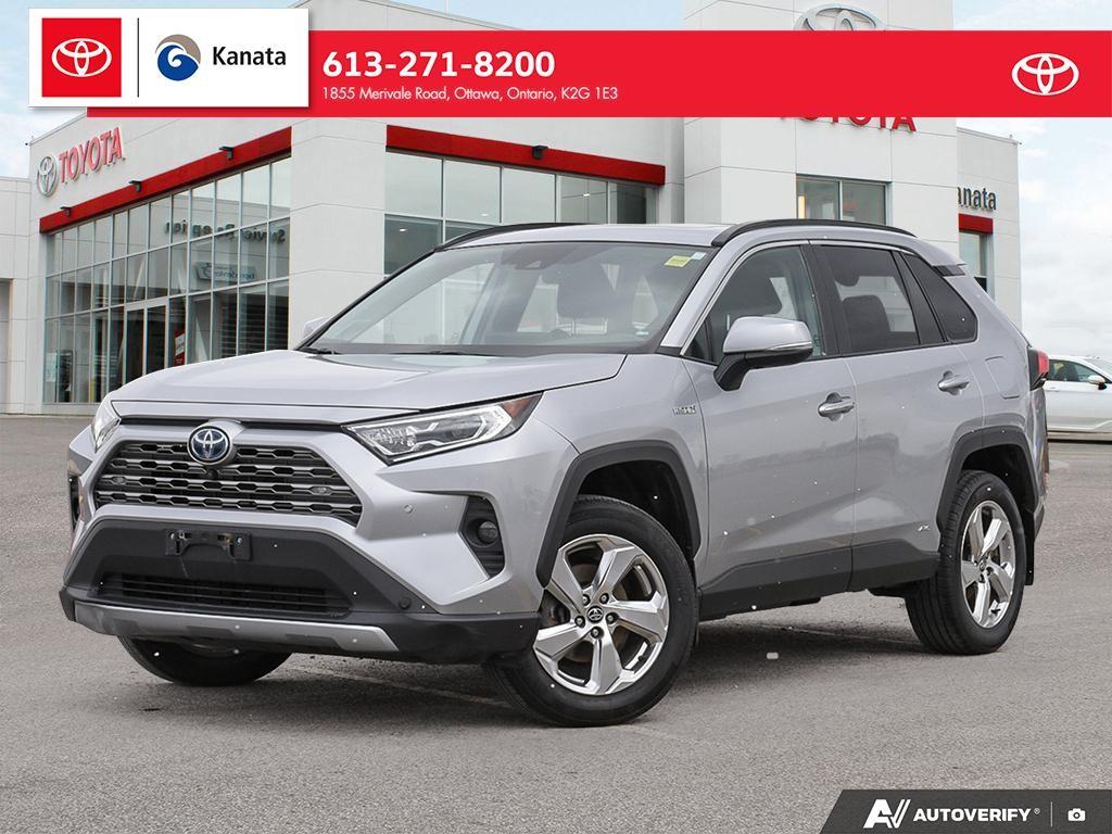 Silver 2020 Toyota RAV4 Hybrid Limited AWD SUV / Crossover All-Wheel Drive Continuously Variable Transmission
