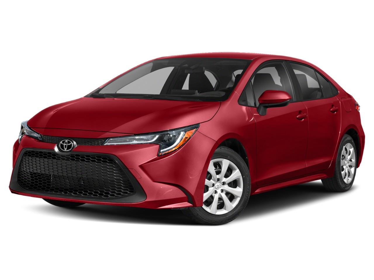 Red 2021 Toyota Corolla Sedan Front-Wheel Drive Continuously Variable Transmission